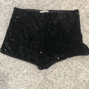 Sequin shorts